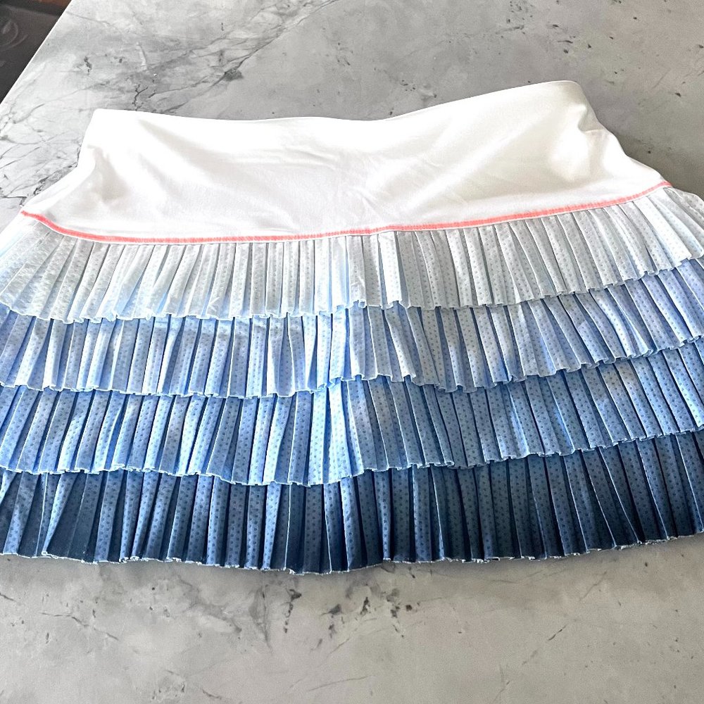 Lucky In Love Blue Ruffle Skirt